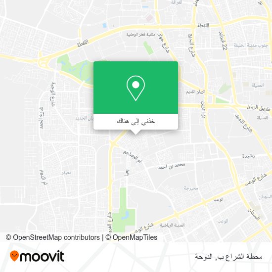 خريطة محطة الشراع ب