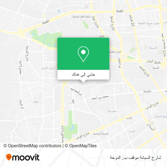 خريطة شارع السبانة موقف ب