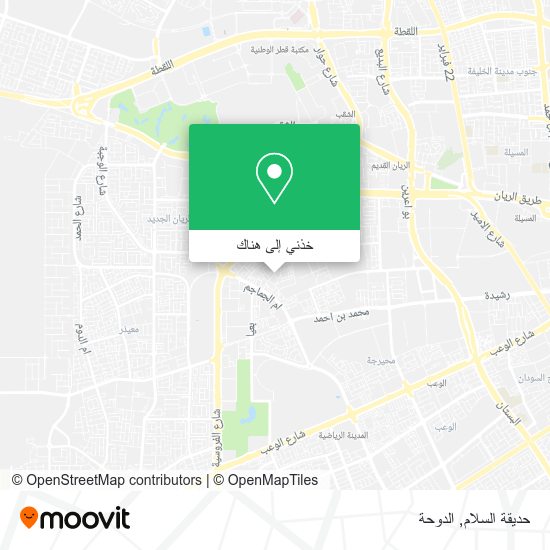 خريطة حديقة السلام
