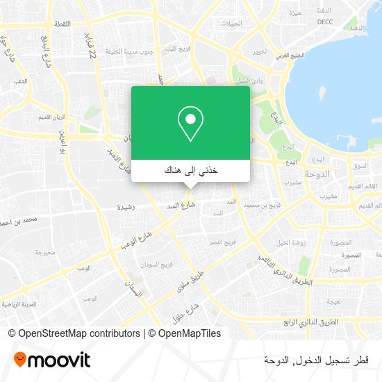 خريطة قطر تسجيل الدخول