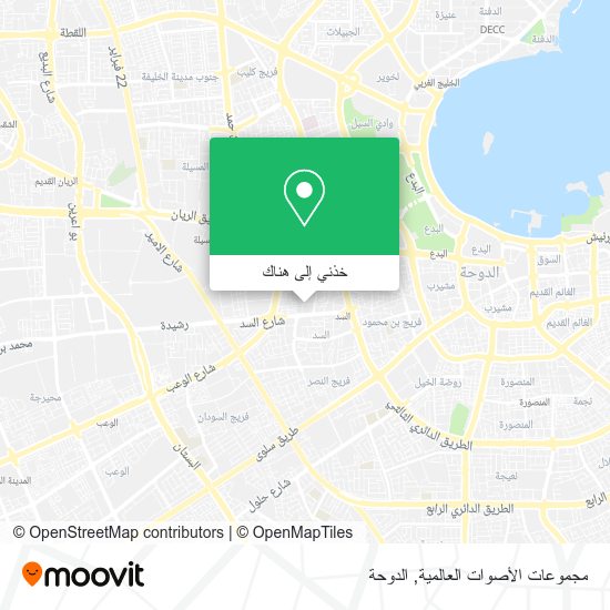 خريطة مجموعات الأصوات العالمية