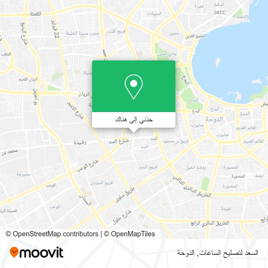 خريطة السعد لتصليح الساعات