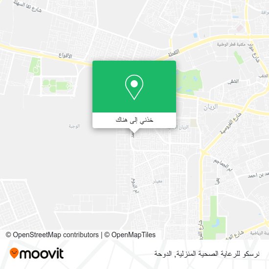 خريطة نرسكو للرعاية الصحية المنزلية