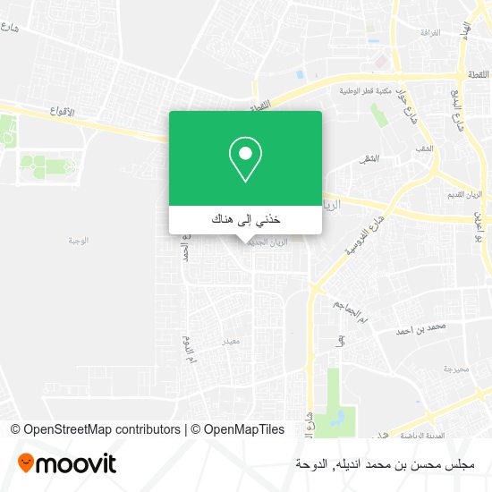 خريطة مجلس محسن بن محمد انديله