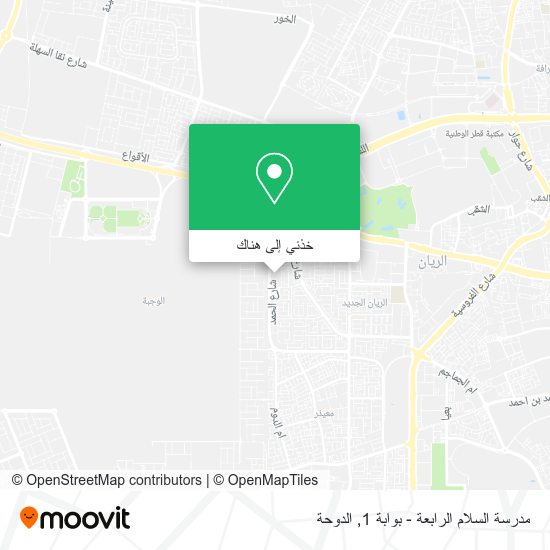 خريطة مدرسة السلام الرابعة - بوابة 1