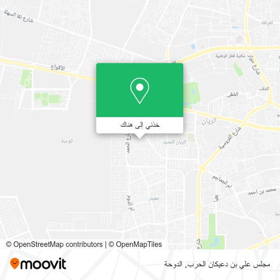 خريطة مجلس علي بن دعيكان الحرب