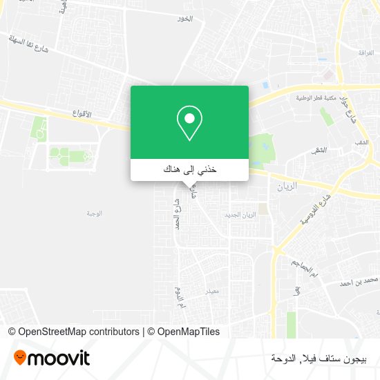 خريطة بيجون ستاف فيلا
