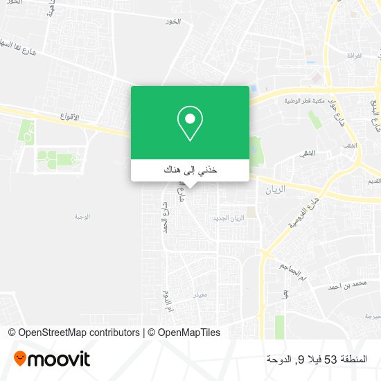 خريطة المنطقة 53 فيلا 9