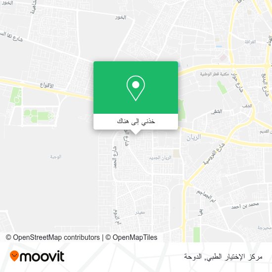 خريطة مركز الإختيار الطبي
