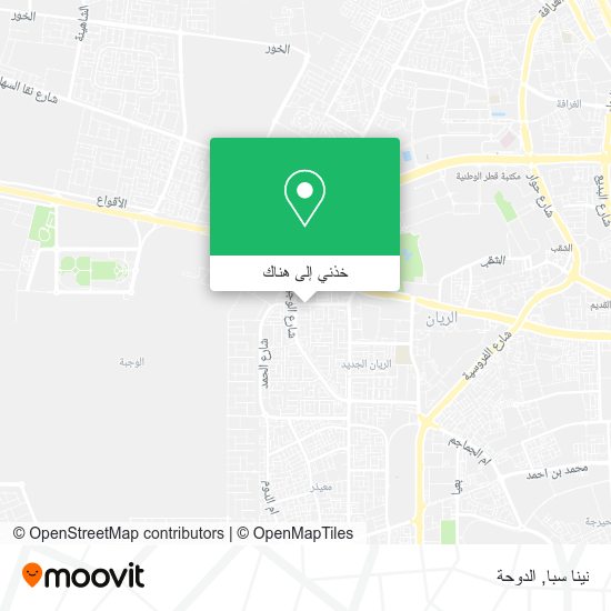 خريطة نينا سبا