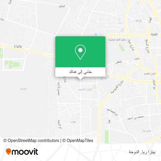 خريطة بيتزا ريا