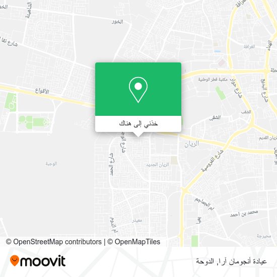 خريطة عيادة أنجومان آرا
