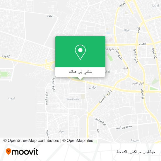خريطة خياطون مراكش
