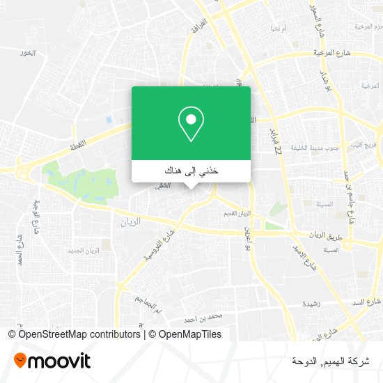 خريطة شركة الهميم