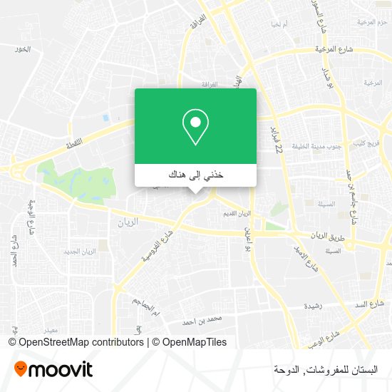 خريطة البستان للمفروشات