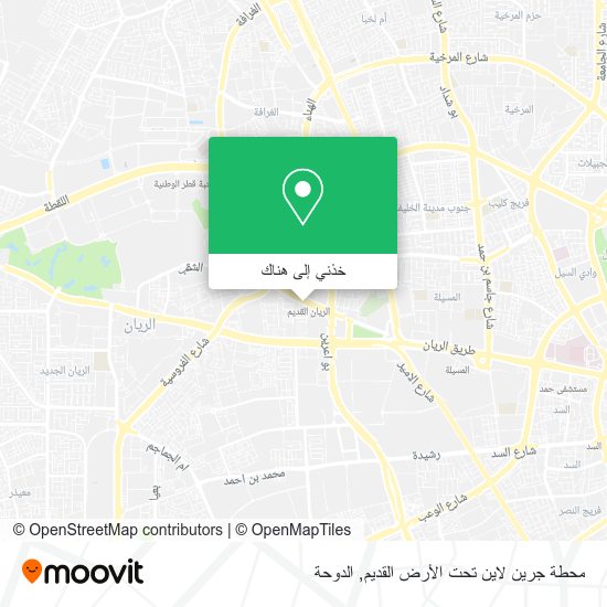 خريطة محطة جرين لاين تحت الأرض القديم