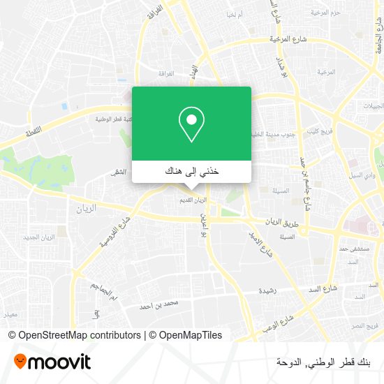خريطة بنك قطر الوطني