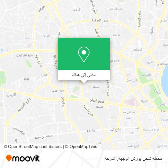 خريطة محطة شحن بورش الوجهة