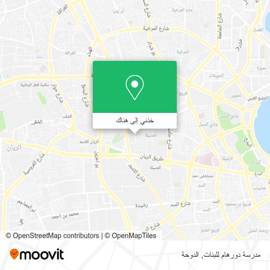 خريطة مدرسة دورهام للبنات
