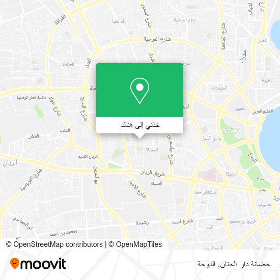 خريطة حضانة دار الحنان