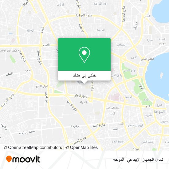 خريطة نادي الجمباز الإيقاعي