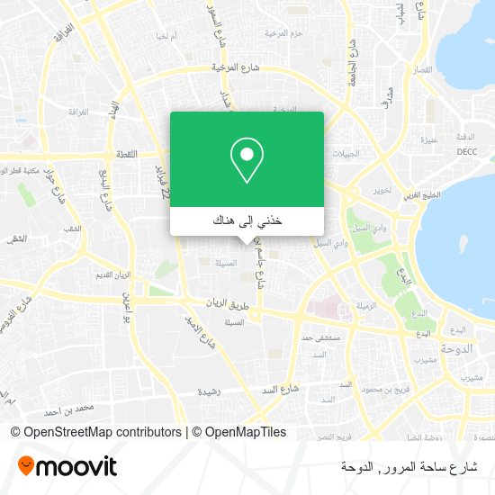 خريطة شارع ساحة المرور