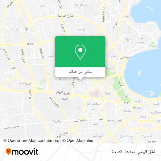 خريطة شقق الهتمي الجديدة
