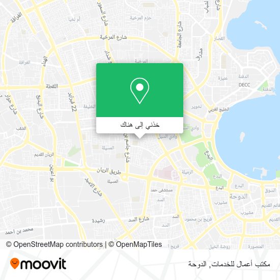 خريطة مكتب أعمال للخدمات