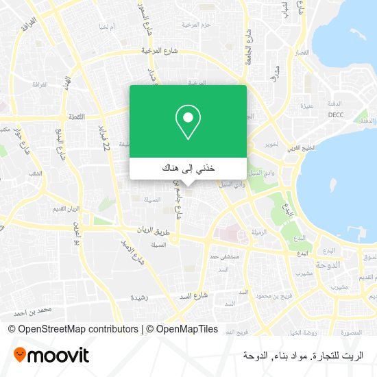 خريطة الريت للتجارة. مواد بناء