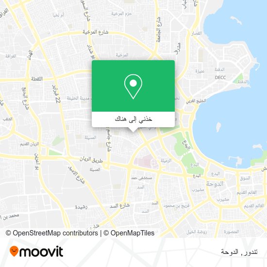 خريطة تندور