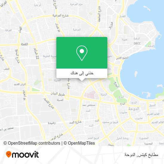 خريطة مطابخ كيتس