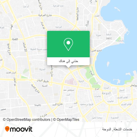 خريطة خدمات الشعلة