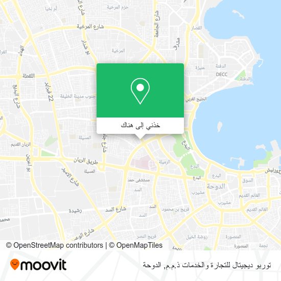 خريطة توربو ديجيتال للتجارة والخدمات ذ.م.م