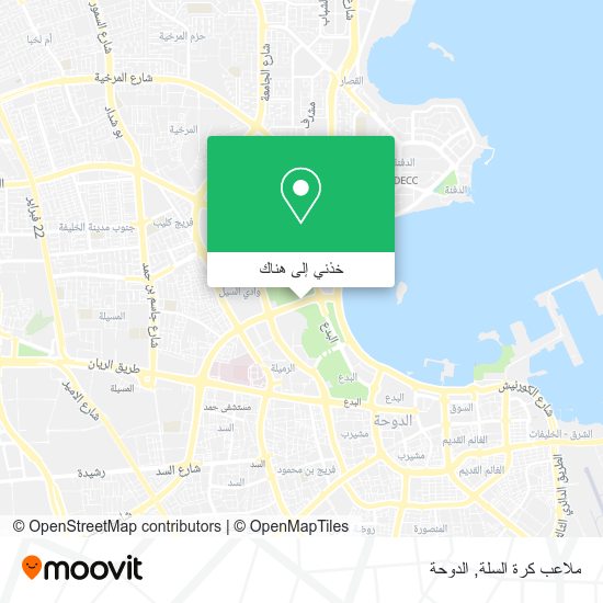 خريطة ملاعب كرة السلة