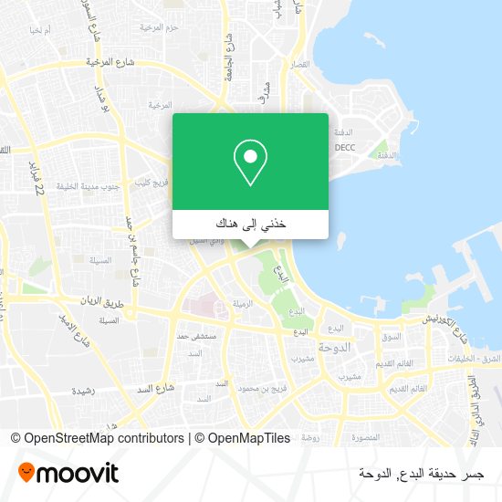 خريطة جسر حديقة البدع