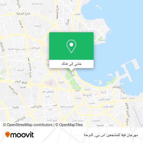 خريطة مهرجان فيفا للمشجعين اس بي
