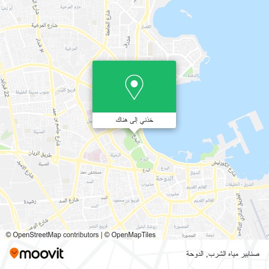 خريطة صنابير مياه الشرب