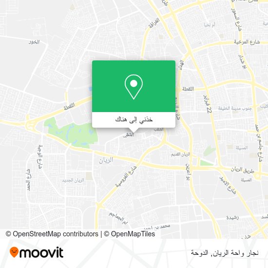 خريطة نجار واحة الريان