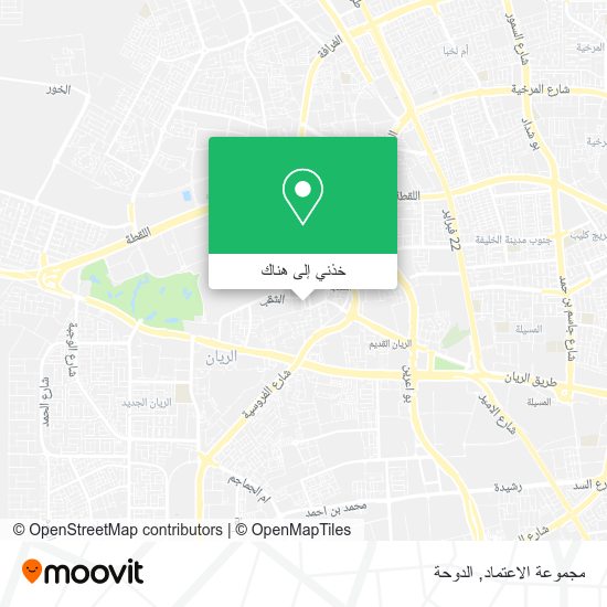 خريطة مجموعة الاعتماد