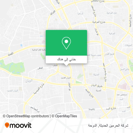 خريطة شركة الحرمين الحديثة
