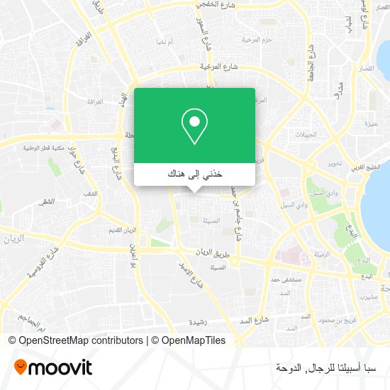 خريطة سبا أسبيلتا للرجال
