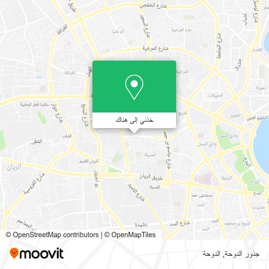 خريطة جذور الدوحة