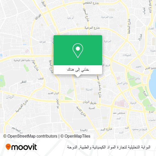 خريطة البوابة التحليلية لتجارة المواد الكيميائية والطبية