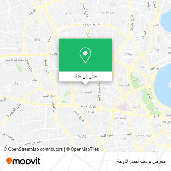 خريطة معرض يوسف أحمد