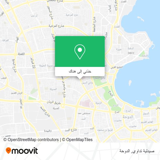 خريطة صيدلية تداوي