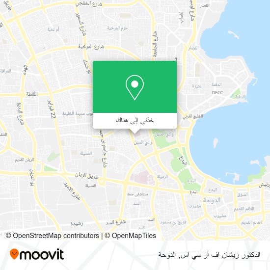 خريطة الدكتور زيشان اف آر سي اس