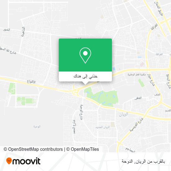 خريطة بالقرب من الريان