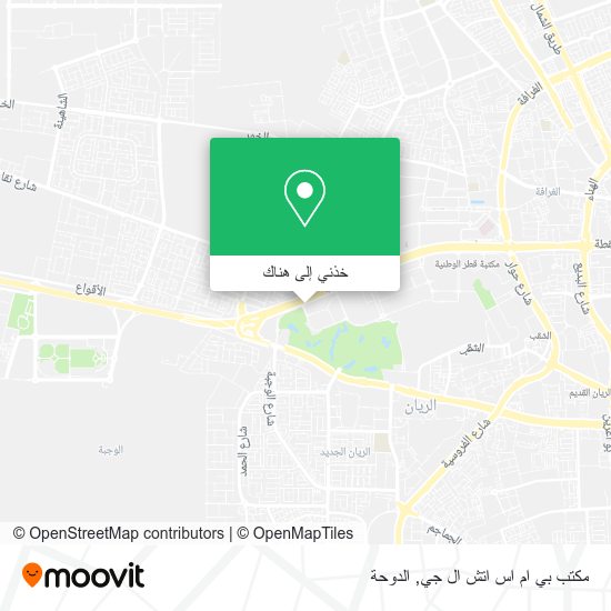 خريطة مكتب بي ام اس اتش ال جي