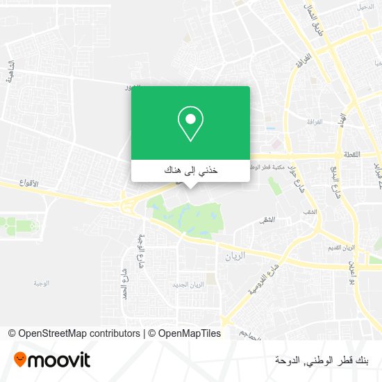 خريطة بنك قطر الوطني