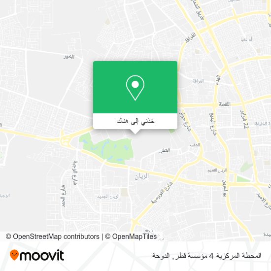خريطة المحطة المركزية 4 مؤسسة قطر